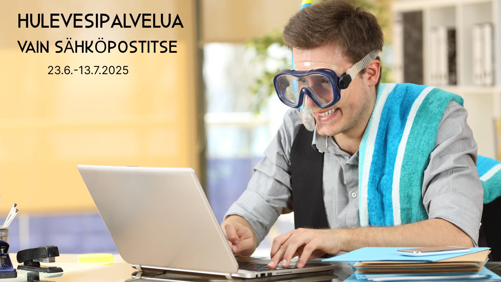 Henkilö työskentelee läppärillä